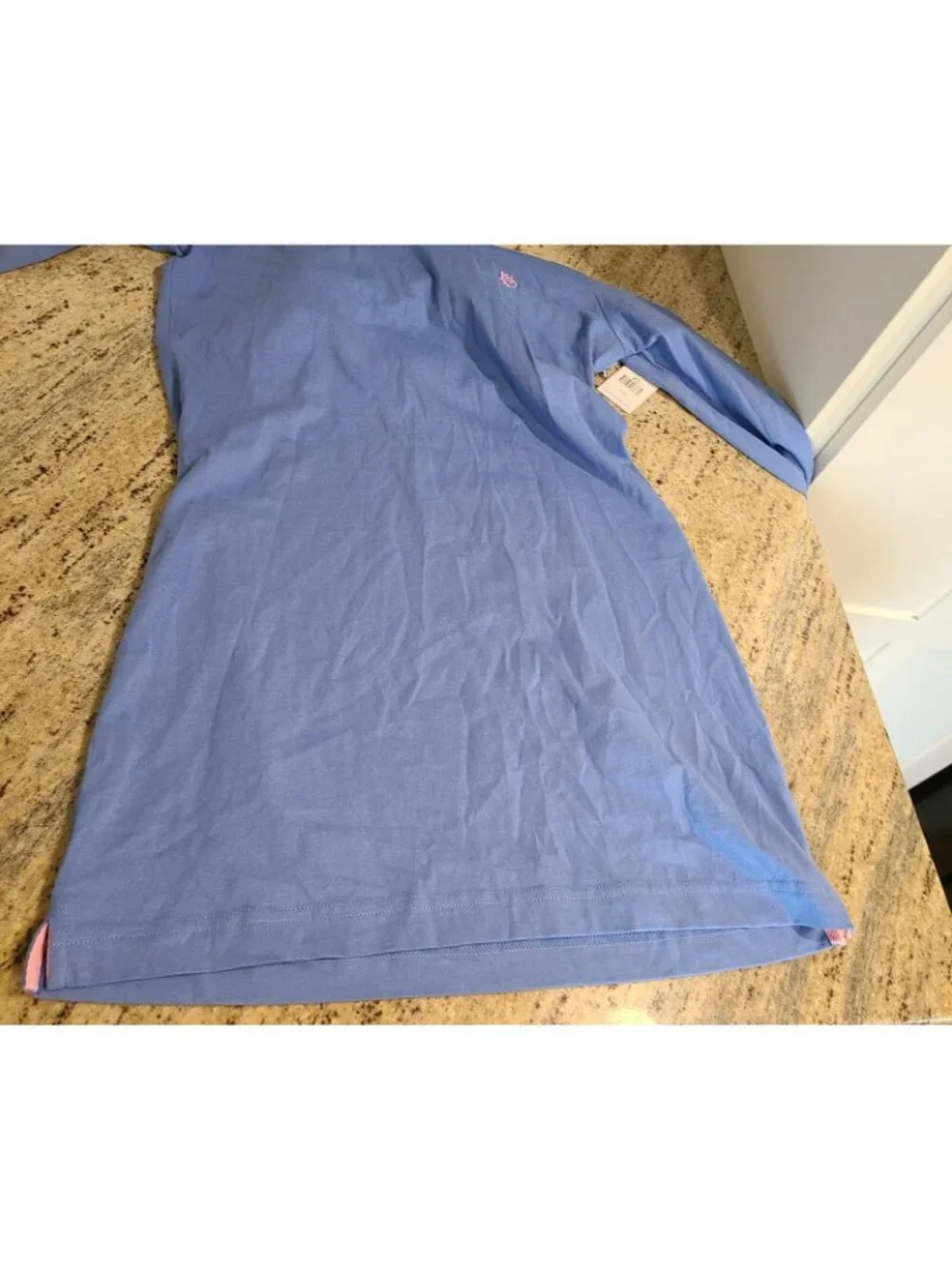 New! Southern Tide Size XS Dress Long Sleeve Hooded Blue Coverup Ultramarine